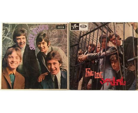YARDBIRDS./SMALL FACES - UK ORIGINAL LPs. Neatly presented original UK copies of these classic LPs from '64 and '66. Titles a