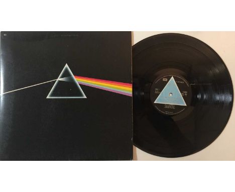PINK FLOYD - THE DARK SIDE OF THE MOON LP (ORIGINAL UK 'SOLID BLUE' COPY - EMI HARVEST SHVL 804). A well presented original U