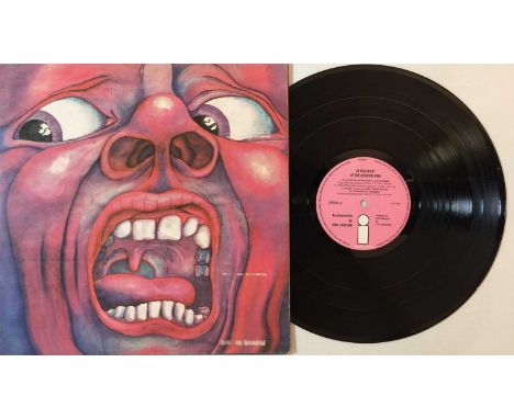 KING CRIMSON - IN THE COURT OF THE CRIMSON KING LP (ORIGINAL UK PRESSING - ISLAND ILPS 9111). Neat example original UK copy o