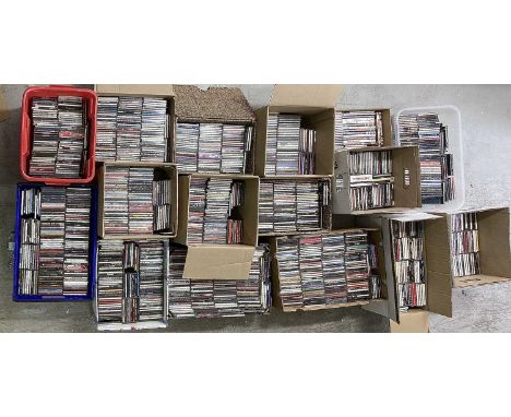 GENRE SPANNING COLLECTION OF CDS. PREDOMINANTLY ROCK & POP. A great collection of approx 1500 CDs with a very mixed selection