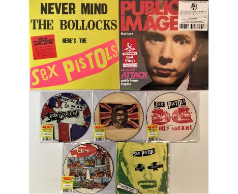 SEX PISTOLS/PIL - LIMITED EDITION 2010s LPs/7". Top bundle of 2 x LPs plus 5 x 7", all limited edition releases from the 2010