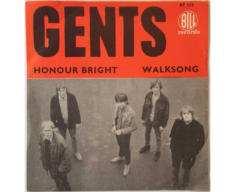 GENTS - HONOUR BRIGHT C/W WALKSONG 7" (ORIGINAL SWEDISH COPY - BILL RECORDS BT 112). Absolutely killer slices of Swedish Gara