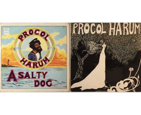 PROCOL HARUM - UK LP RARITIES. Here we have a superb pack of 2 UK original LPs by Procol Harum. Titles include S/T (LRZ 1001,