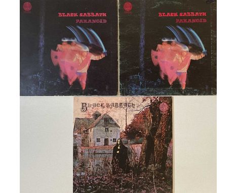 BLACK SABBATH - VERTIGO SWIRL LPs. Rockin' pack of 3 x original/early UK pressings of these classic LPs from Black Sabbath. T