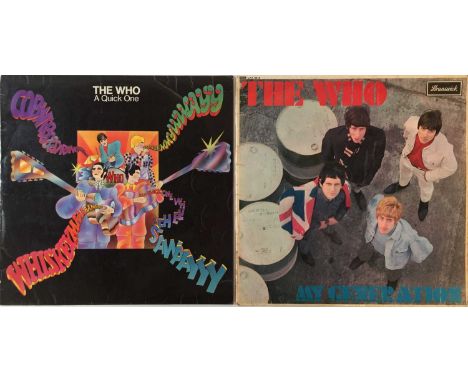 THE WHO - MY GENERATION &amp; A QUICK ONE LPs (ORIGINAL UK COPIES). Magic bundle of 2 x UK original LPs from The Who. Titles 
