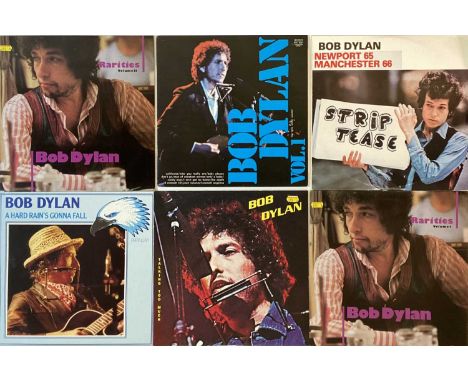 BOB DYLAN - PRIVATELY RELEASED LPs. A superb collection of 14 LPs by Bob Dylan. All are privately released pressings. Titles 