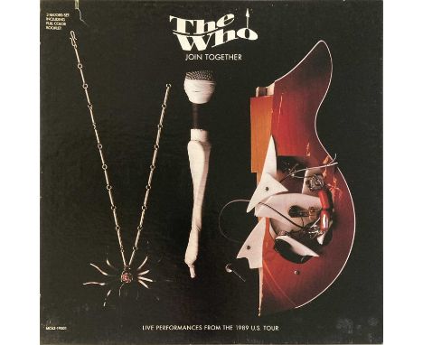 A box set The Who – Join Together (MCA Records – MCA3-19501) with booklet signed to various pages by Pete Townshend, Roger Da