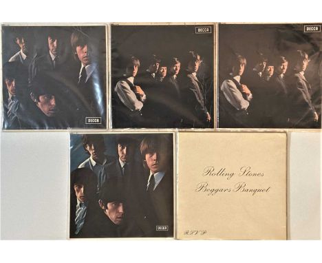 THE ROLLING STONES - 60s LPs (WITH UK ORIGINALS). Another great pack of this time 5 x LPs from The Stones. Titles are The Rol