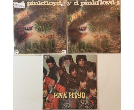 PINK FLOYD - SAUCERFUL/PIPER LP PACKAGE (WITH 1ST UK MONO SAUCERFUL). Excellent pack of 3 x original/early pressings of the f