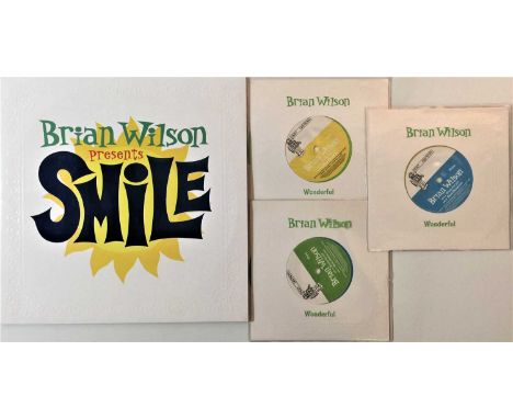 BRIAN WILSON - SMILE LP (2004) PLUS 7". Surf's up now with this sweet bundle of 1 x quickly deleted 2004 LP plus 3 x limited 