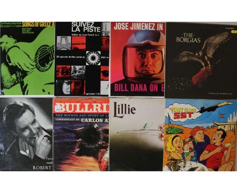 SPOKEN WORD/POETRY/COMEDY/TV-RADIO SHOWS - LPs/10"s. Stunning collection of around 300 x LPs with a few 10"s. Titles/works/au