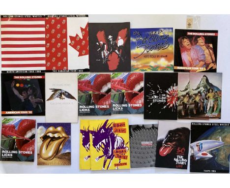 Sixteen assorted concert and tour programmes: Tour of The Americas 1975, Tour of Europe 1976 (x2), 1973 Hawaii, American Tour