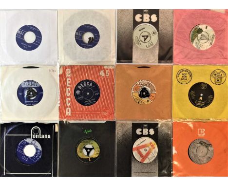 60s/80s CLASSIC ROCK &amp; POP 7" COLLECTION. Neatly presented collection of around 101 x classic 7" with rarities. Artists/t