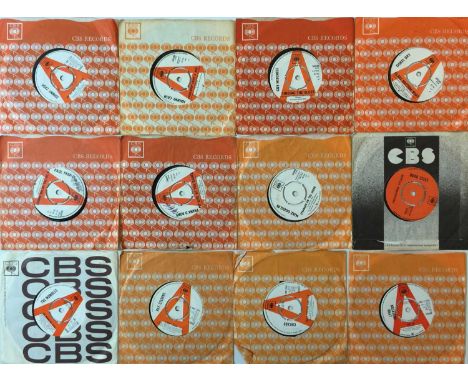 CBS - 7" ARCHIVE COLLECTION. A superb and extensive selection of around 250 7" singles released on the CBS label during. Most