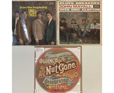 SMALL FACES/JOHN MAYALL &amp; ERIC CLAPTON - 60s ORIGINAL LPs. Mega bundle of 3 x essential LPs. Titles are Small Faces (x2) 
