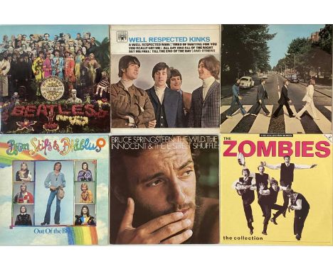 60s TO 80s CLASSIC ROCK &amp; POP - LPs. Great mix of around 49 x  LPs. Artists/titles include The Beatles - Abbey Road (Fren