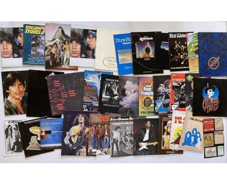 An excellent collection of approx 30 concert programmes to inc: Bob Dylan, Rolling Stones, Elton John, Dire Straits, Yes, Eag