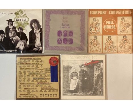 FAIRPORT CONVENTION - LPs. A superb pack of 5 LPs by Fairport Convention. Titles include Full House (ILPS 9130, pink Island l