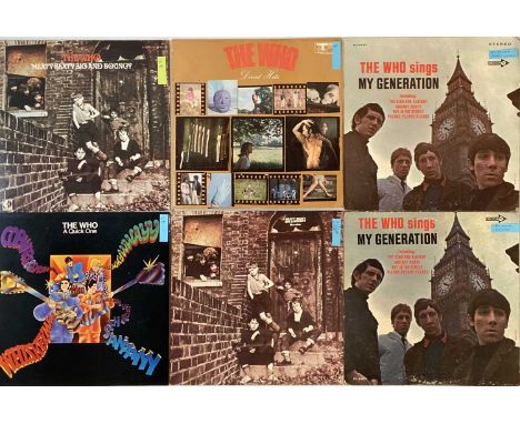 THE WHO &amp; RELATED - LPs. Smart pack of 8 x LPs including US and UK originals. Titles are My Generation (including origina