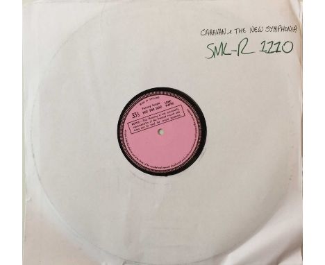 CARAVAN &amp; THE NEW SYMPHONIA - S/T LP (ORIGINAL UK TEST PRESSING - SML-R 1110). Seldom seen original UK test pressing of t