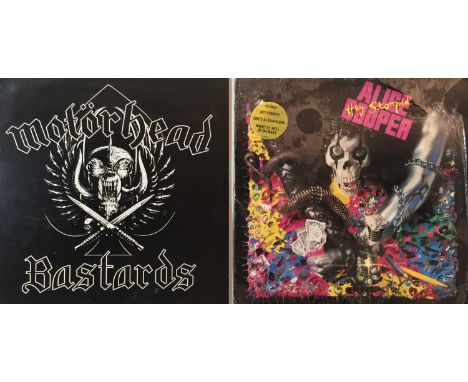ALICE COOPER/MOTORHEAD - 90s LP RARITIES. Wicked bundle of 2 x quickly deleted 90s LPs from Alice Cooper and Motörhead. Title