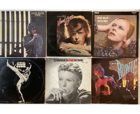 60s/70s CLASSIC ROCK/POP LPs. Strong collection of around 47 x LPs. Artists/titles include David Bowie (x7) inc. Hunky Dory (