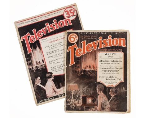 Early television.- Television. The World's First Television Journal. The Official Organ of the Television Society, vol. 1, no