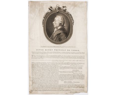 D'Éon de Beaumont (Charles, Chevalier D'Éon in the French nobility, diplomatist and transvestite, 1728-1810).- Peter Henry Tr