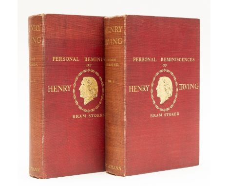 Stoker (Bram) Personal Reminiscences of Henry Irving, 2 vol., first edition, plates and illustrations, occasional light foxin