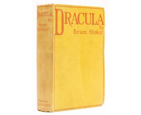 Stoker (Bram) Dracula, "sixth edition", half-title, with "Shoulder of Shasta" advertisement at rear, lacking front free endpa