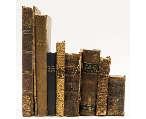 [Sacy (Louis de, translated by) Lettres de Pline le Jeune, previous owner's ink signature, occasional ink corrections, near c