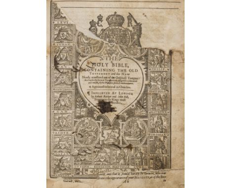 Bible, English.- Holy Bible (The), containing the Old Testament and the New, general and New Testament titles within decorati