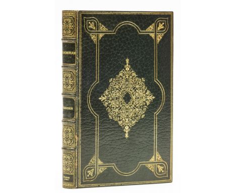 Binding.- Tennyson (Alfred, Lord) In Memoriam, first edition, half title, contemporary crushed dark green morocco, by Alfred 