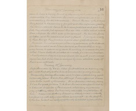 New Zealand.- [Travel Journal of New Zealand, Australia, Cairo and voyage home], vol. II only of 2 vol., duplicated manuscrip