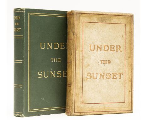 Stoker (Bram) Under the Sunset, first edition, frontispiece, plates and illustrations by W. Fitzgerald and W.V. Cockburn, gil