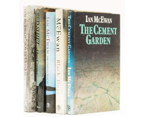 NO RESERVE McEwan (Ian) The Cement Garden, 1978; Black Dogs, 1992; Amsterdam, 1998, first editions, original cloth, dust-jack