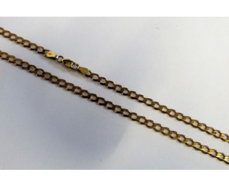 A 9ct gold chain, 7.5gms