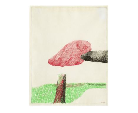 DAVID HOCKNEY (B. 1937)Study circa 1962-1965 signed coloured pencil, pencil and gouache on paper28.8 by 22.7 cm.11 5/16 by 8 