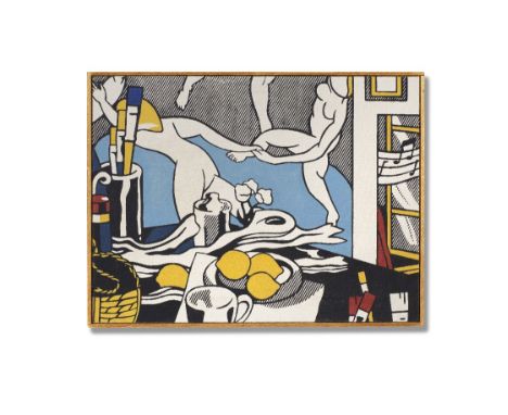 RICHARD PETTIBONE (B. 1938)Roy Lichtenstein, 'The Artist's Studio: The Dance' 1974 1975 acrylic and silkscreen ink on canvas,