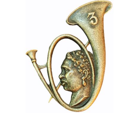 Breast Badge by Arthur Bertrand, Paris, 40 mm, silvered metal, diagonal pin on the back. Scarce! I R!