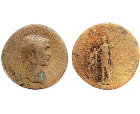 IMP CAES NERVAE TRAIANO AVG GER DAC P M TR P COS V P P; laureated draped bust to right/ S P Q R OPTIMO P-RINCIPI/ S|C; Rome s