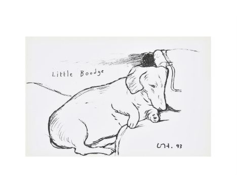 
	
		λ&nbsp;David Hockney (British b. 1937)
		Little Boodge
		Offset lithograph, 1993
		28 x 42cm (11 x 16½ in.)
		

	

