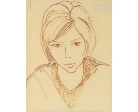 
	
		λ&nbsp;Edward Wolfe (British 1897-1982)
		Head of girl 
		Pen 
		45 x 35cm (17½ x 13¾ in.)
		Provenance:
		The Bloomsbur