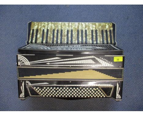 A vintage soprani settimio squeeze box 