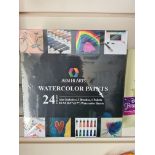 10pcs Brand new Art watercolour 24pc set - rrp £12.99 - 10pcs in lot