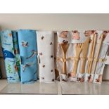 10pcs Bamboo Cutlery travel set - in carry pouch assorted designs - 10pcs in lot rrp £7.99 each