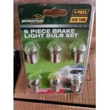 10pcs Brand new 6pc bulb set by Brookstone -