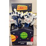 100pcs Brand new Puckator brand Astronaut pen in display stand rrp £2.99 - 100pcs in lot