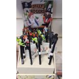 100pcs Brand new Puckator brand Pirate pen in display stand rrp £2.99 - 100pcs in lot