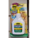 50pcs Brand new UHU glue 100ml craft and play - rrp £5.99 -